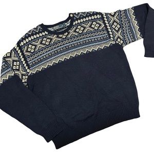 Nordic style sweater from POLO by RALPH LAUREN 100% Wool size XL
